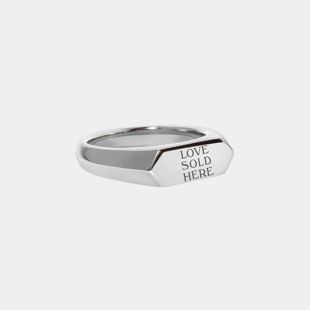 LOVE SOLD HERE - Ring Modern
