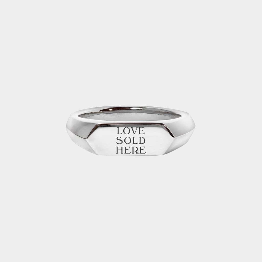 LOVE SOLD HERE - Ring Modern